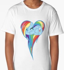 Heart Of Rainbow Dash Long T-Shirt