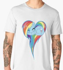 Heart Of Rainbow Dash Men's Premium T-Shirt