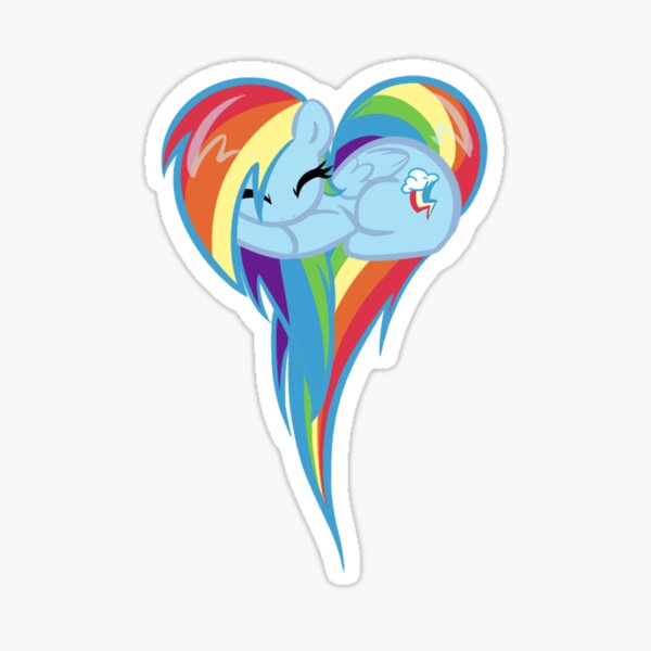 Mini Heart Stickers - Pastel Rainbow – rebelinkco