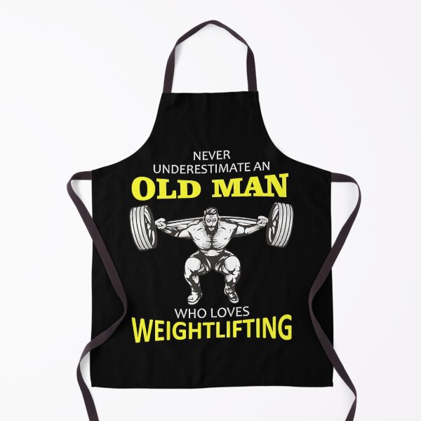 Item preview, Never Underestimate An Old Man Who Loves Weightlifting designed and sold by GeorgiHeyward.