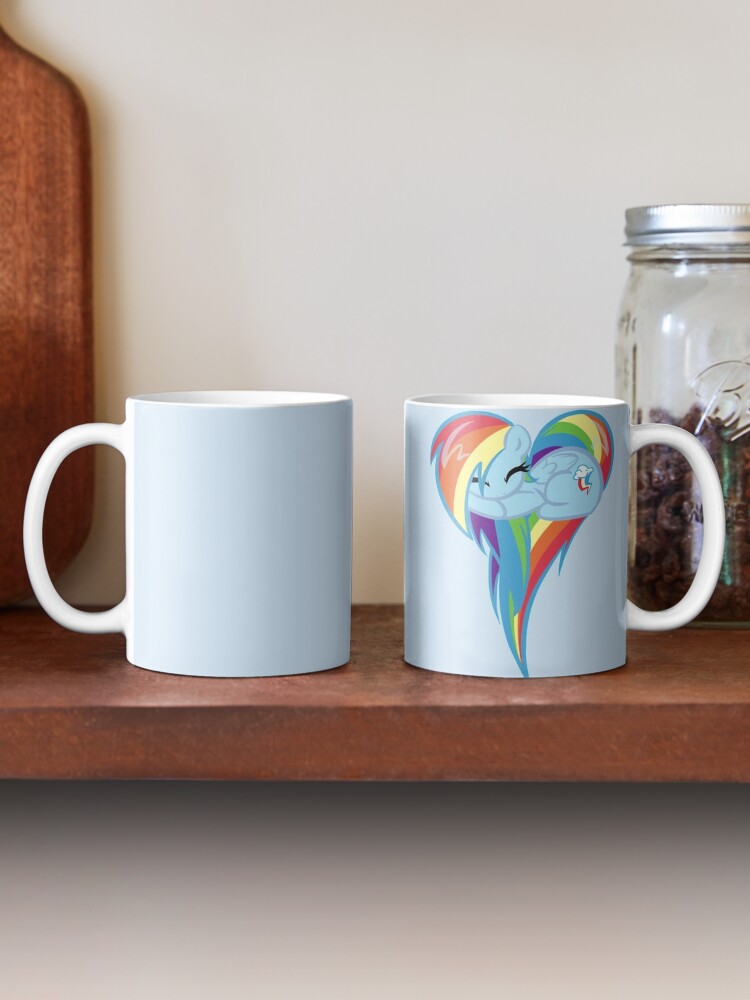 Heart Of Rainbow Dash Coffee Mug for Sale by BambooDog