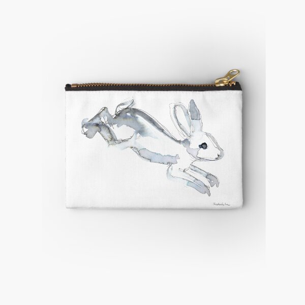 Item preview, Watercolor Rabbit Leaping designed and sold by KShedenhelm.