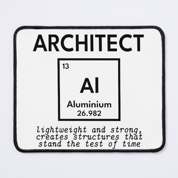 Item preview, Architect. Chemicals Elements and Professions designed and sold by RetroNeon.