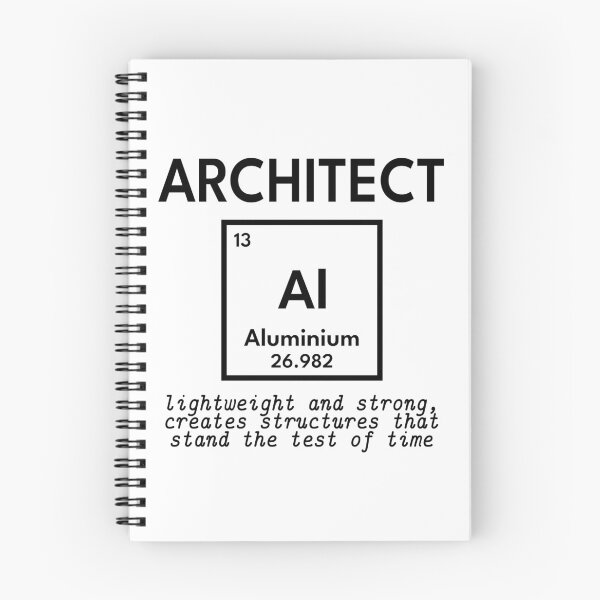 Item preview, Architect. Chemicals Elements and Professions designed and sold by RetroNeon.