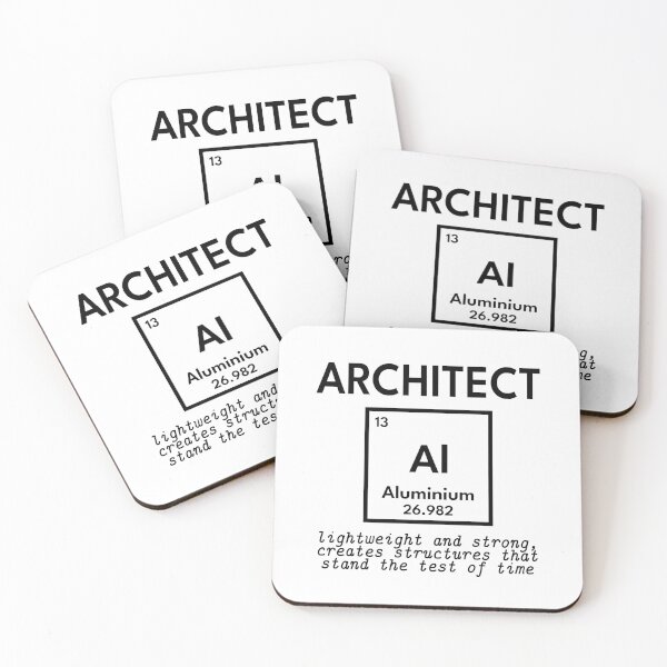Item preview, Architect. Chemicals Elements and Professions designed and sold by RetroNeon.