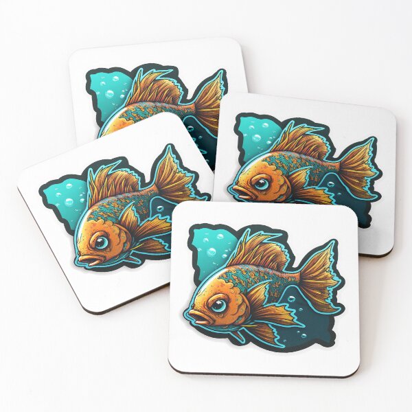 Item preview, Feisty Colorful Fish designed and sold by plernz.