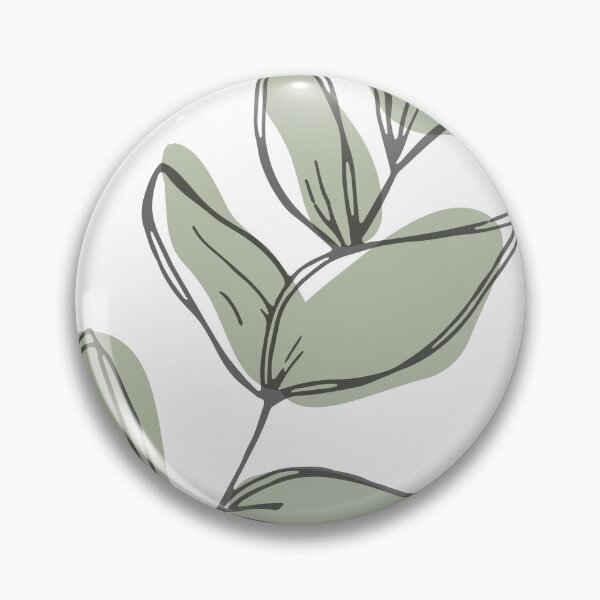 Item preview, Eucalyptus Green Branch Minimal Wall Art | Olive Leaf Line Art Digital Art | Nature Printable Poster and Cards Downloads | Pens and Pixels designed and sold by Pens and Pixels.