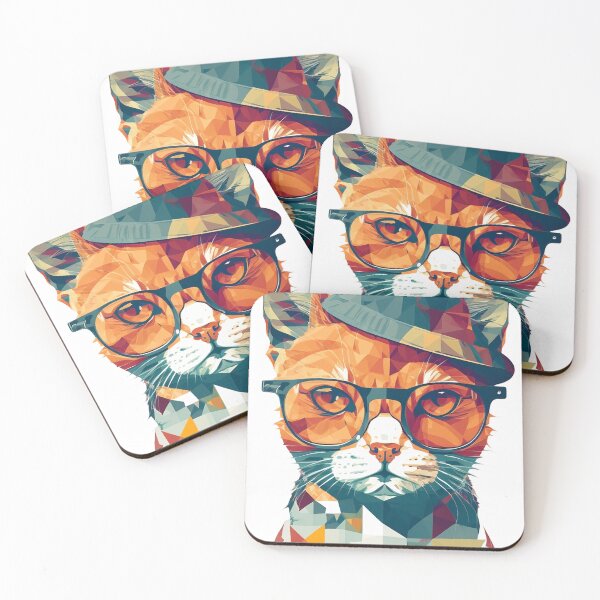 Item preview, Cat Hipster designed and sold by jochcastro.