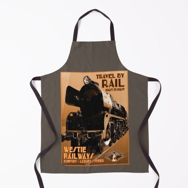 Item preview, Retro Steam Rail Travel_03 designed and sold by SEADOGPRINTS.