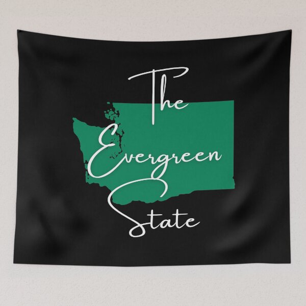Item preview, Washington | The Evergreen State | State Nicknames Series designed and sold by SaltyLass.