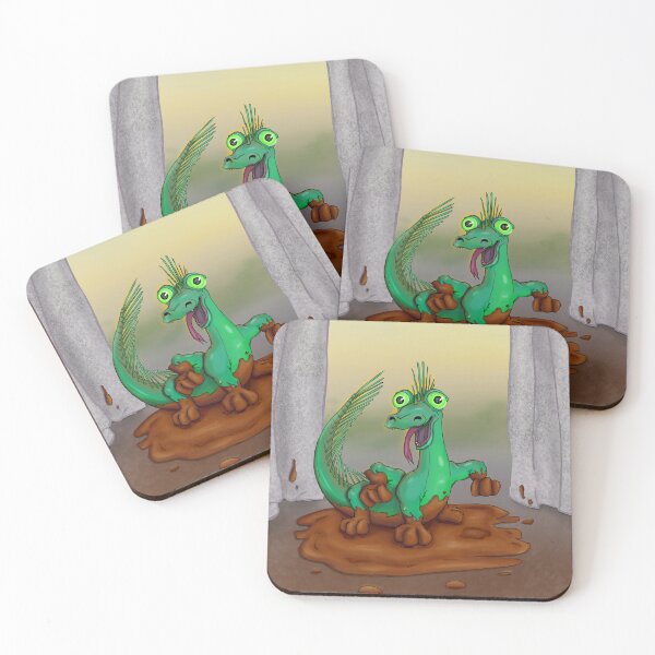 Item preview, Young Basilisk Playing in the Mud designed and sold by InfiniteCortex.