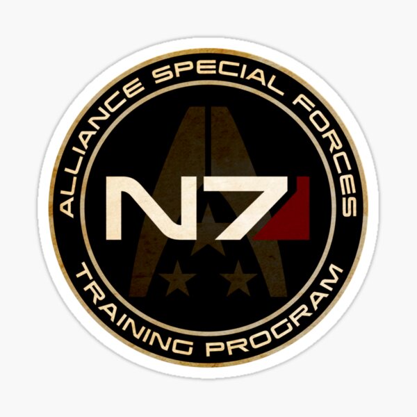 Vista previa del artículo con la obra «Mass Effect N7 - Retoque del logotipo», diseñado y vendido por hitarie.