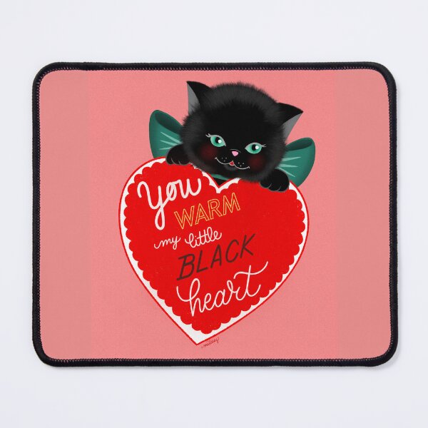 Item preview, Cute Vintage Black Cat Valentines Day  designed and sold by Msstorey.
