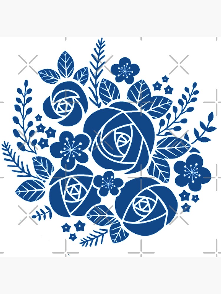 Lámina rígida «Hermosas rosas azules» de RaionKeiji | Redbubble