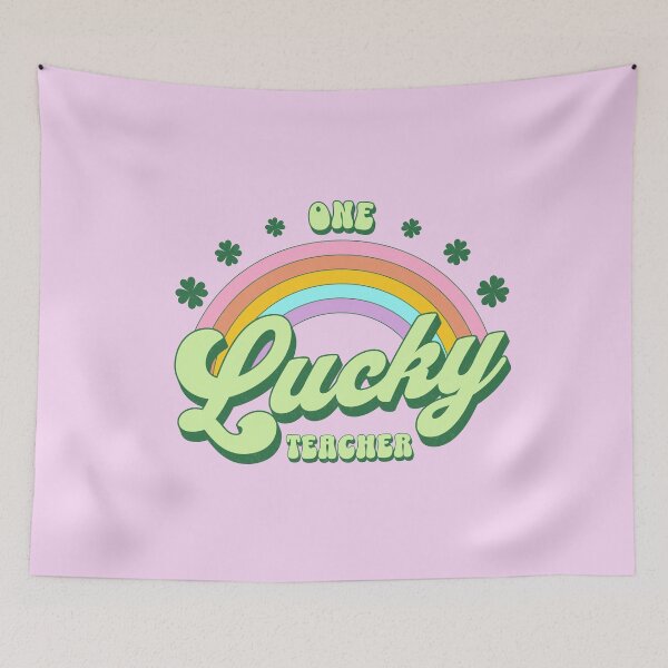 Item preview, One Lucky Teacher St Patricks Day Kawaii Rainbow designed and sold by PUFFYP.