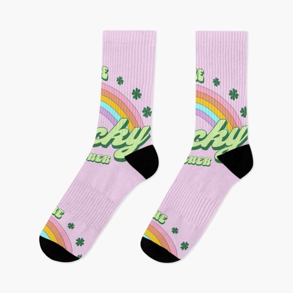 Item preview, One Lucky Teacher St Patricks Day Kawaii Rainbow designed and sold by PUFFYP.