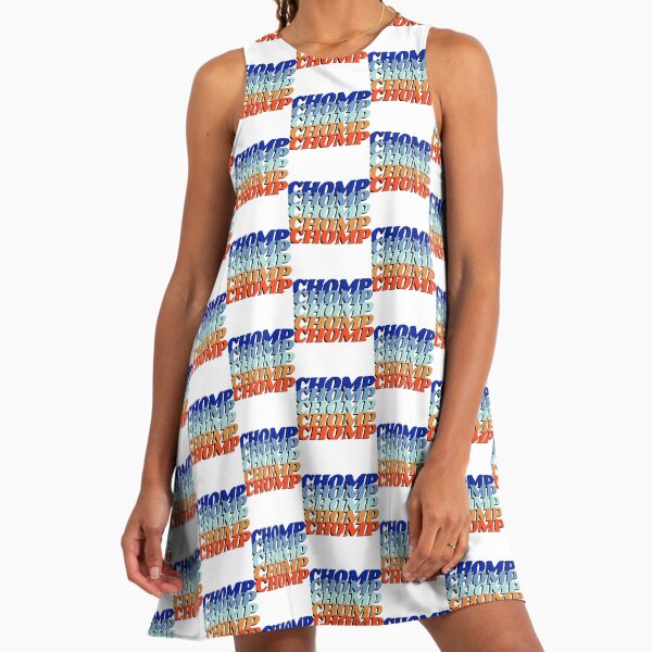 Orange And Blue Gator Alligator Art" A-Line Dress for Sale by  SharonCummings | Redbubble