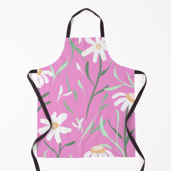 Item preview, Girly pink daisy field designed and sold by pinkyfish1010.
