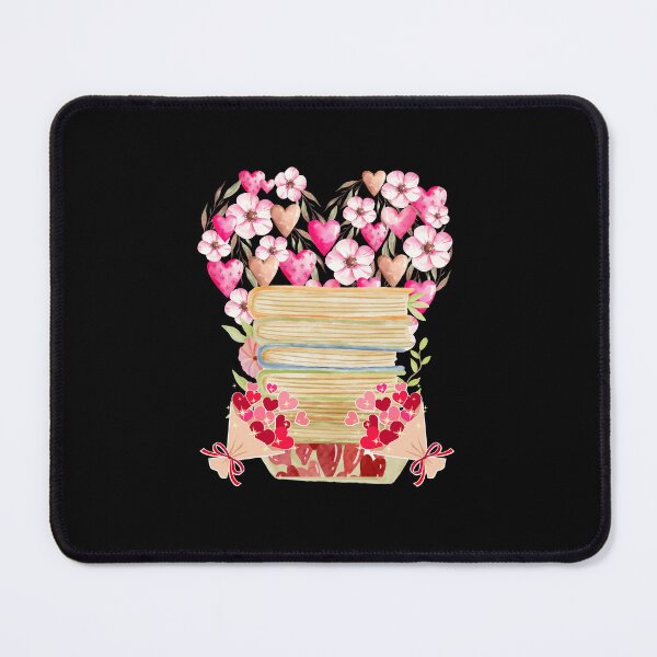 Item preview, Watercolor Love  Flowers and Stack of Books-The Sweetest Valentine's Day Gift: designed and sold by Katedesignz.