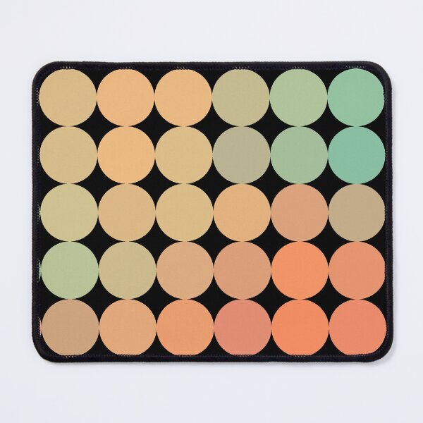 Item preview, Big Spot Pattern in Green, Orange and Black designed and sold by KeksWorkroom.