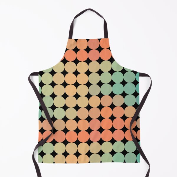 Item preview, Big Spot Pattern in Green, Orange and Black designed and sold by KeksWorkroom.