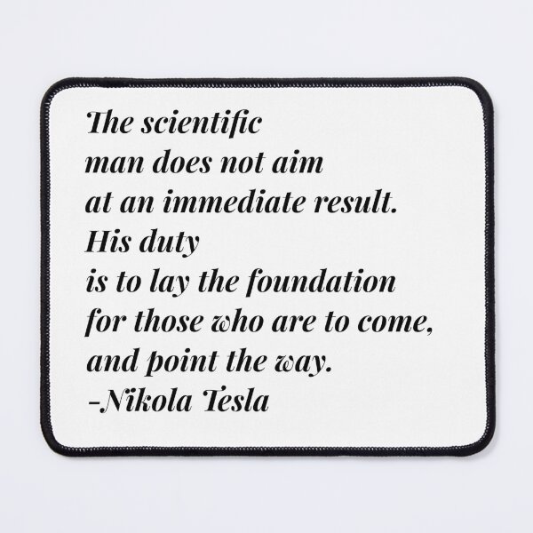 Item preview, Nikola Tesla Quotes designed and sold by Letters-Art.
