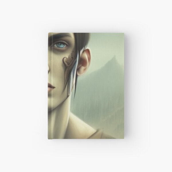 A man of average height, thin and dry, with a long and thin face, with pale cheeks and small black eyes, with narrow lips and a cold look.  Hardcover Journal