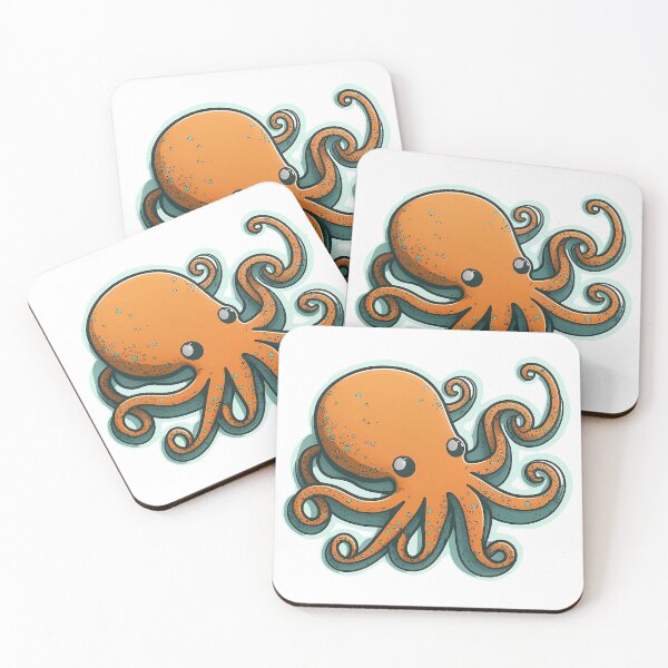 Item preview, Vibrant Orange Octopus designed and sold by plernz.