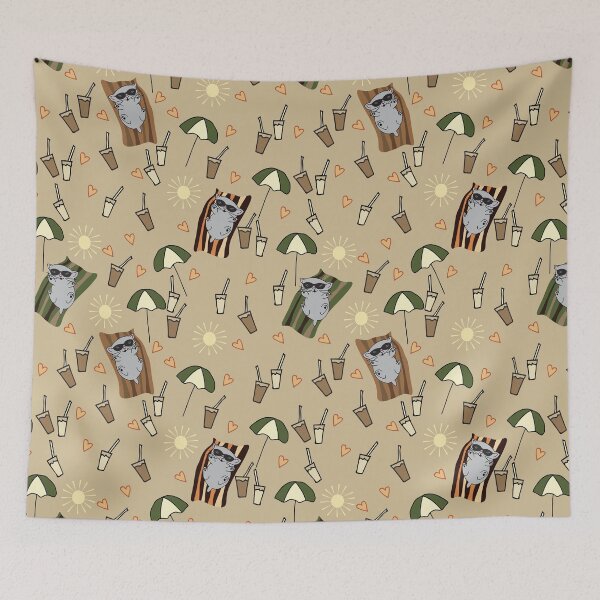 Item preview, Cat on Vacation designed and sold by ChantalDesign.