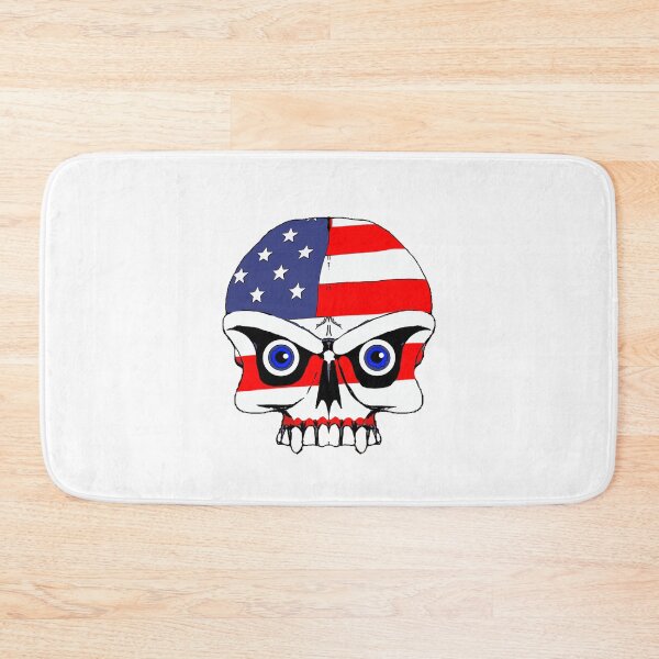 Item preview, Old glory skull  designed and sold by Saltypro.