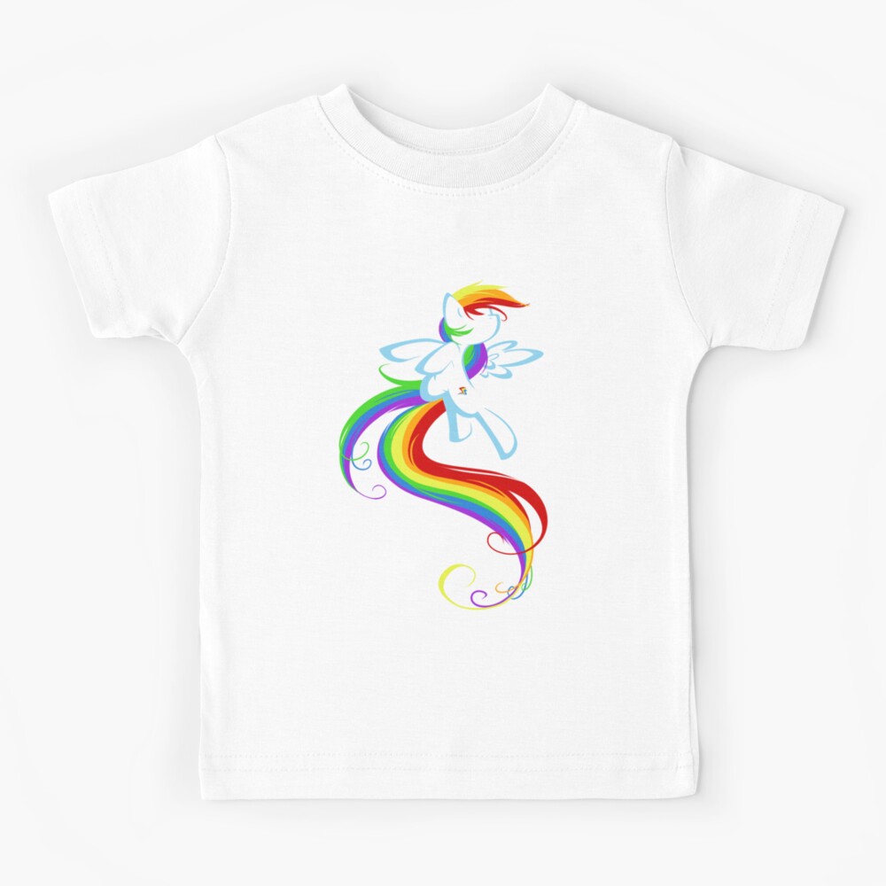 Flowing Rainbow Kids T-Shirt