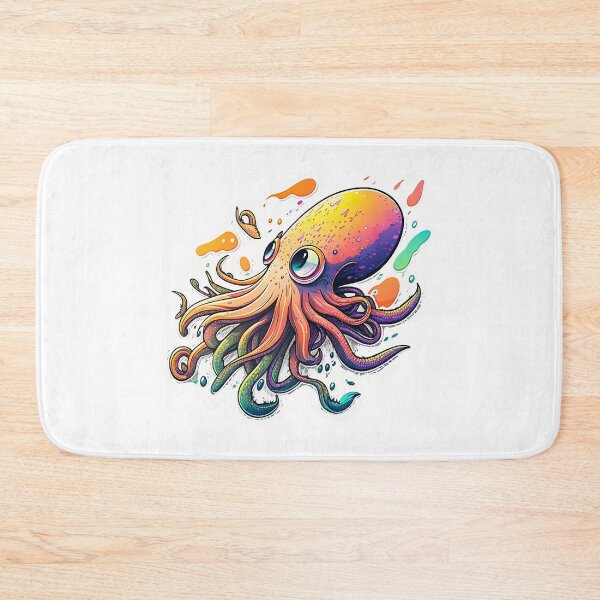 Item preview, Colorful Cute Squid designed and sold by plernz.