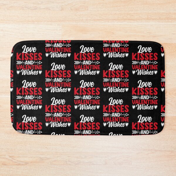 Item preview, Love Kisses And Valentine Wishes - Cute Valentine's Day Design for Couples by FanityPrints designed and sold by FanityPrints.