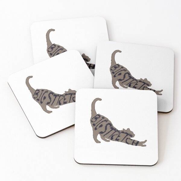 Item preview, Big stretch cat pose, stickers, shirts, magnets, gift, cat mom designed and sold by Monica DeMill.