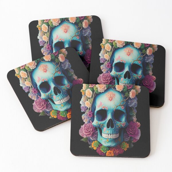 Item preview, Pretty Surreal Art - Skull and Roses designed and sold by ZiolaRosa.