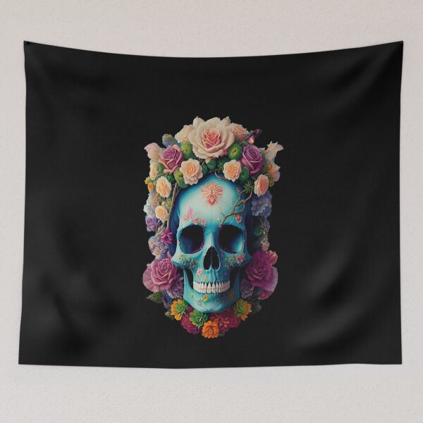 Item preview, Pretty Surreal Art - Skull and Roses designed and sold by ZiolaRosa.