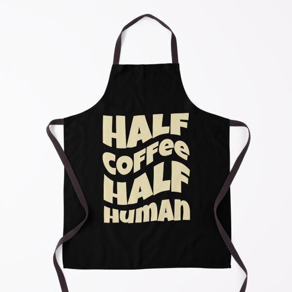 Item preview, Half Coffee Half Human Funny designed and sold by Jalib.