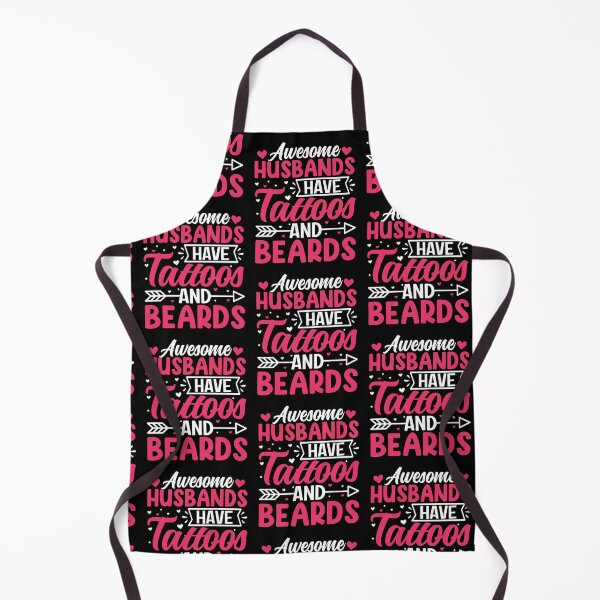 Item preview, Awesome Husbands Have Tattoos and Beards - Cute Valentine's Day Design for Couples by FanityPrints designed and sold by FanityPrints.