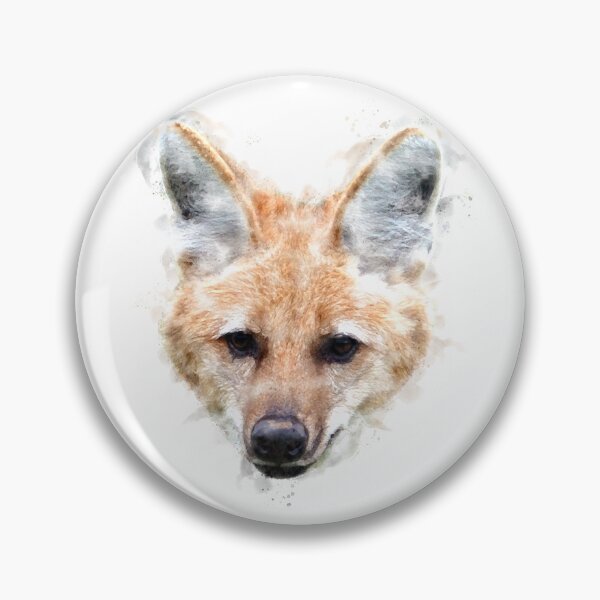 Item preview, Maned Wolf Watercolour Artwork designed and sold by Typeglyphs.