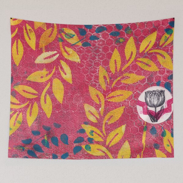 Item preview, Leafy Wreath & a Tulip designed and sold by faironestoo.