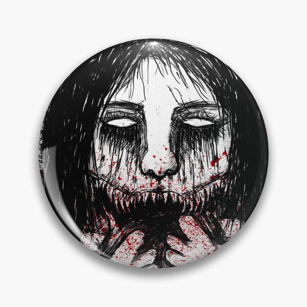 Item preview, Slit mouthed (black and white) version designed and sold by deathanarchy.