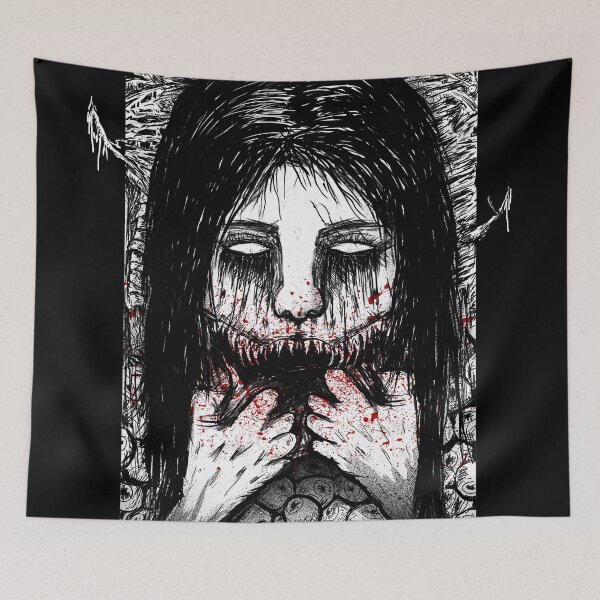 Item preview, Slit mouthed (black and white) version designed and sold by deathanarchy.