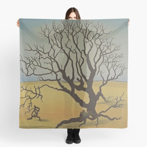 The spring wind rose on the earth. A cheerful wind in the north took away all the clouds, and all the branches of the trees were imbued with warm sunlight - Artificial intelligence art Scarf