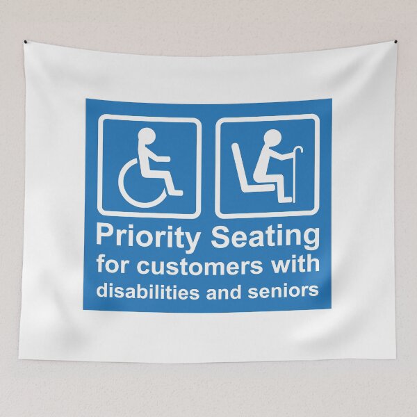 Item preview, Priority Seating For People with Disabilities designed and sold by vectorworks51.