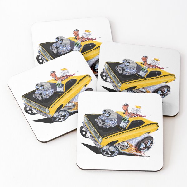 Item preview, Vince Crain 1971 Duster Mo Twisted yellow designed and sold by vincecrain.