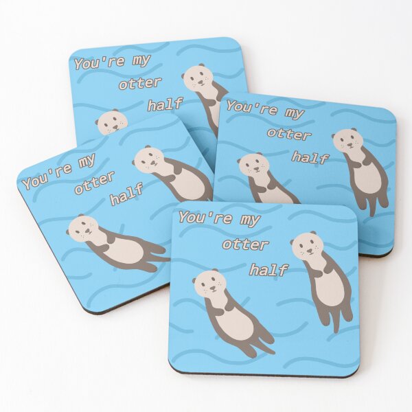 Item preview, Otters in love designed and sold by Cozy-Rose.