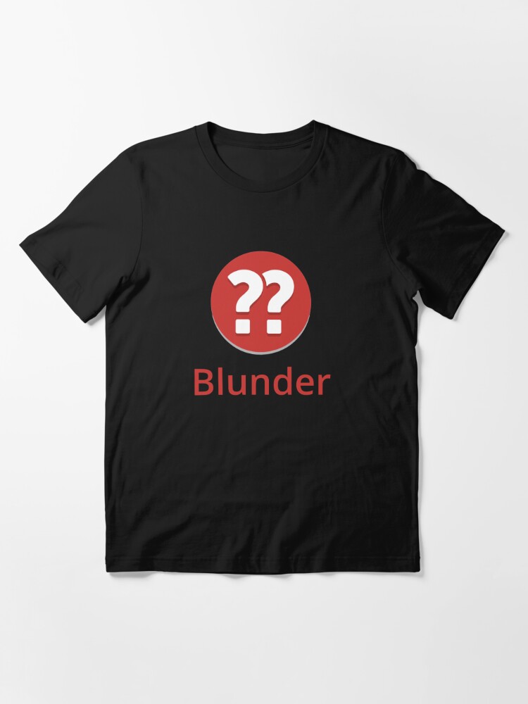 Funny Nerdy Blunder Move Chess Evaluations Icon Chess.com Player Strategy  Game Geek Gift Kids T-Shirt for Sale by Nathan Frey