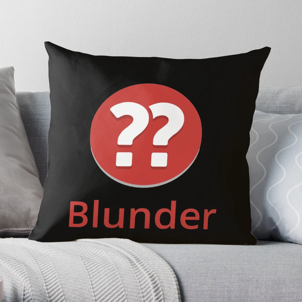 Blunder (??) Sticker for Sale by sleeveartist