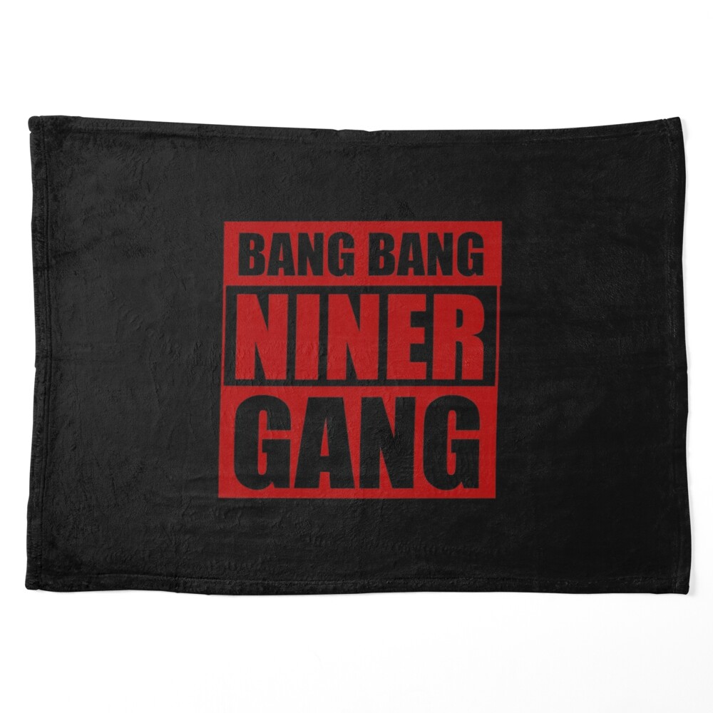 : Bang Bang Niner Gang Red T-Shirt (Small) : Clothing