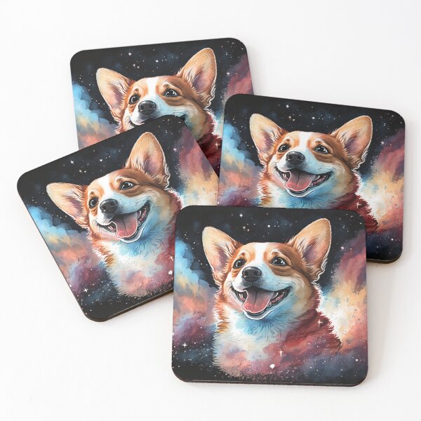 Item preview, Happy Celestial Corgi designed and sold by Critical Meltdown.